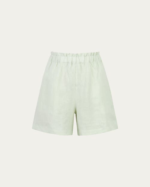 Juana Hemp Pull-on Shorts In Light Mint