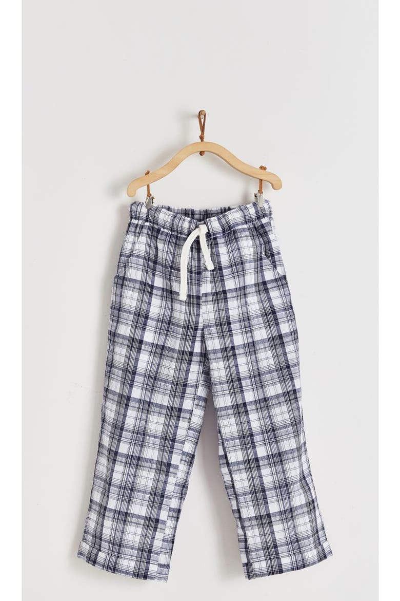 Linen Plaid Pants for Little Kid, Main, color, FULL PRINT