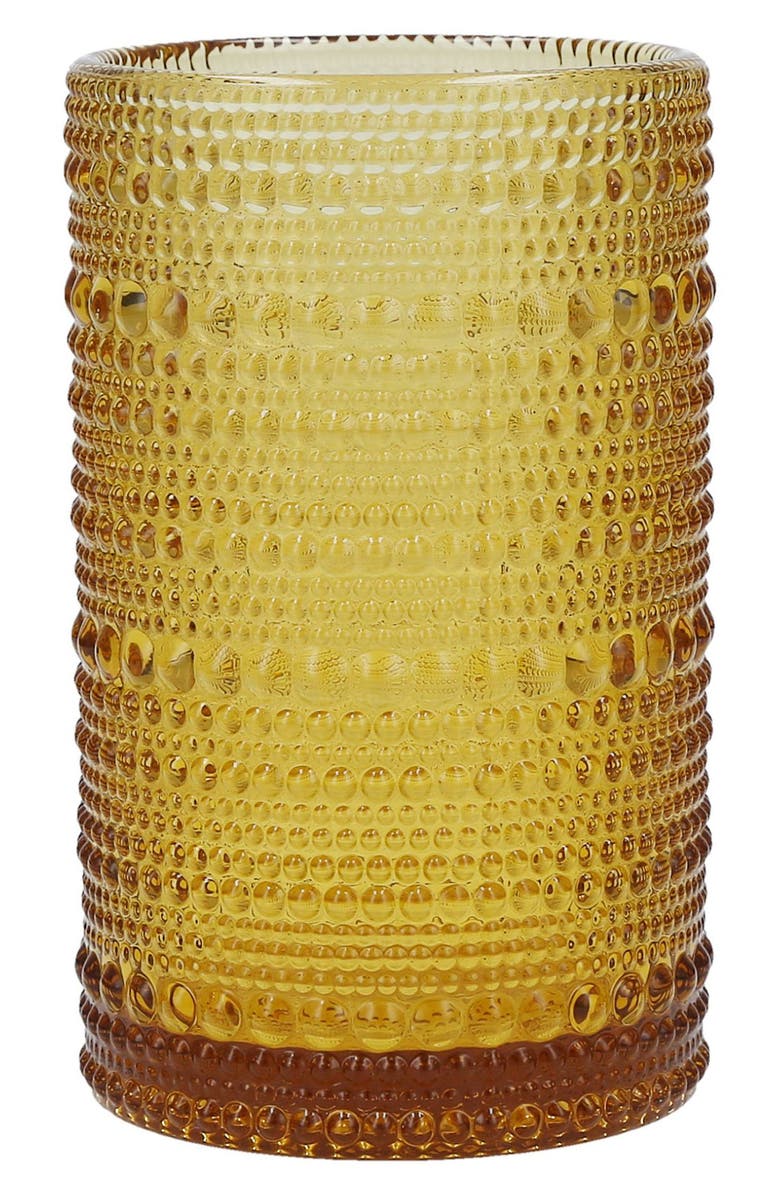 Fortessa Jupiter Set of 6 Iced Beverage Glasses, Alternate, color, Amber