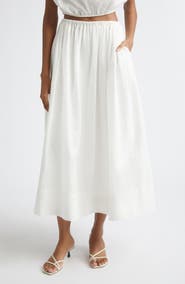 Toccin Imogen Linen & Cotton Skirt