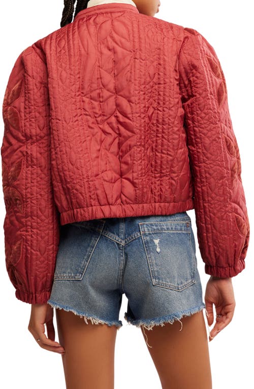 Shop Free People Quinn Quilted Crop Jacket