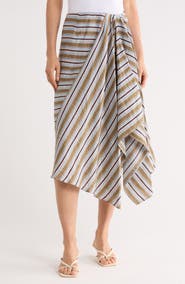 A.L.C. Lota Linen Blend Skirt