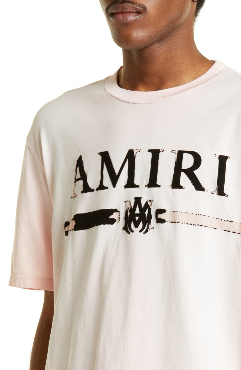 AMIRI MA Bar Logo Appliqué T-Shirt, Alternate, color, 