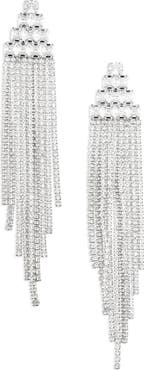 Tasha Crystal Fringe Statement Earrings