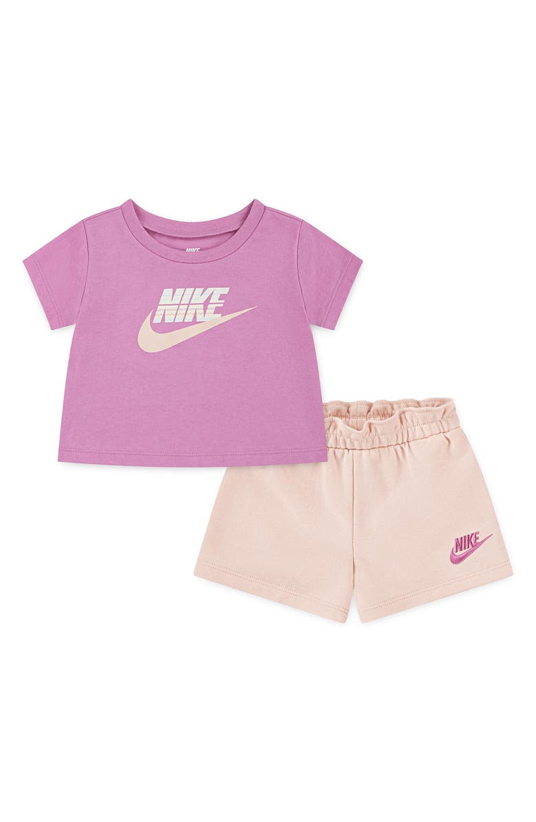 Nike Logo T-Shirt & Shorts Set, Main, color,