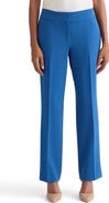 KASPER Ava Stretch Crepe Straight Leg Pants