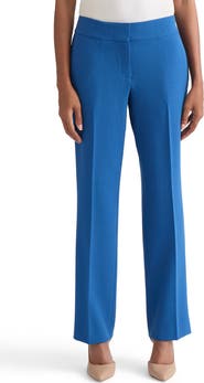 KASPER Ava Stretch Crepe Straight Leg Pants