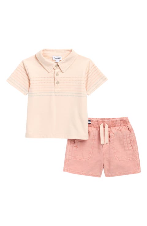 Picnic Short Sleeve Polo & Shorts Set (Baby)