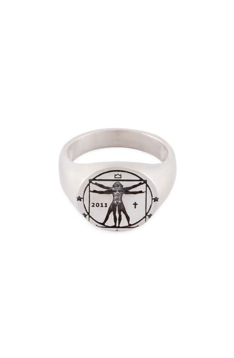 Vitruvian Signet Ring