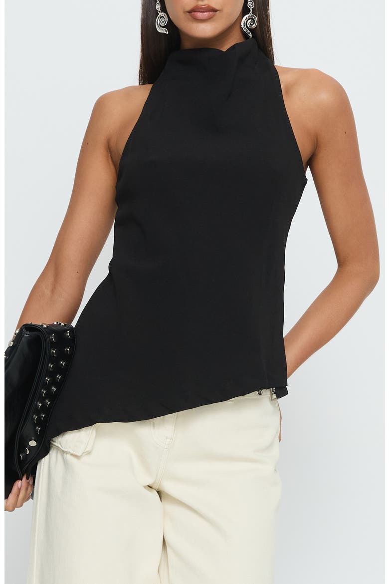 Days Get Dark Asymmetric Top, Main, color, BLACK
