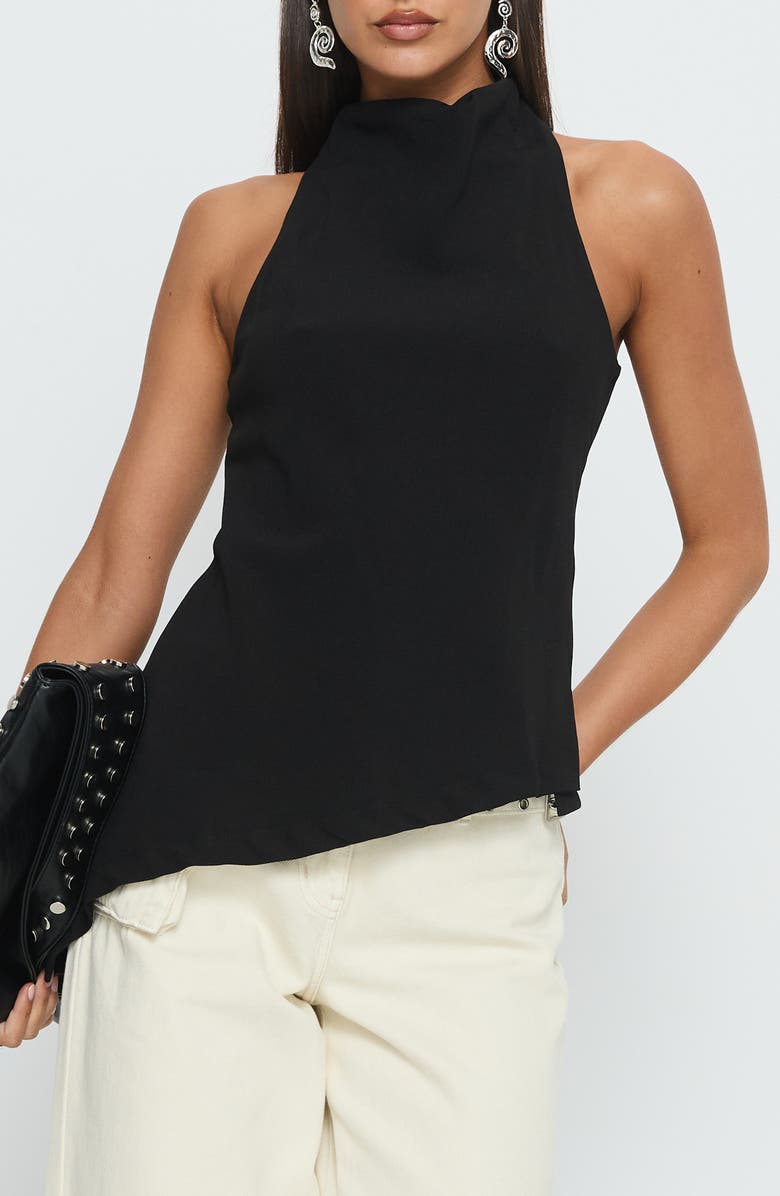 Princess Polly Days Get Dark Asymmetric Top, Main, color, 