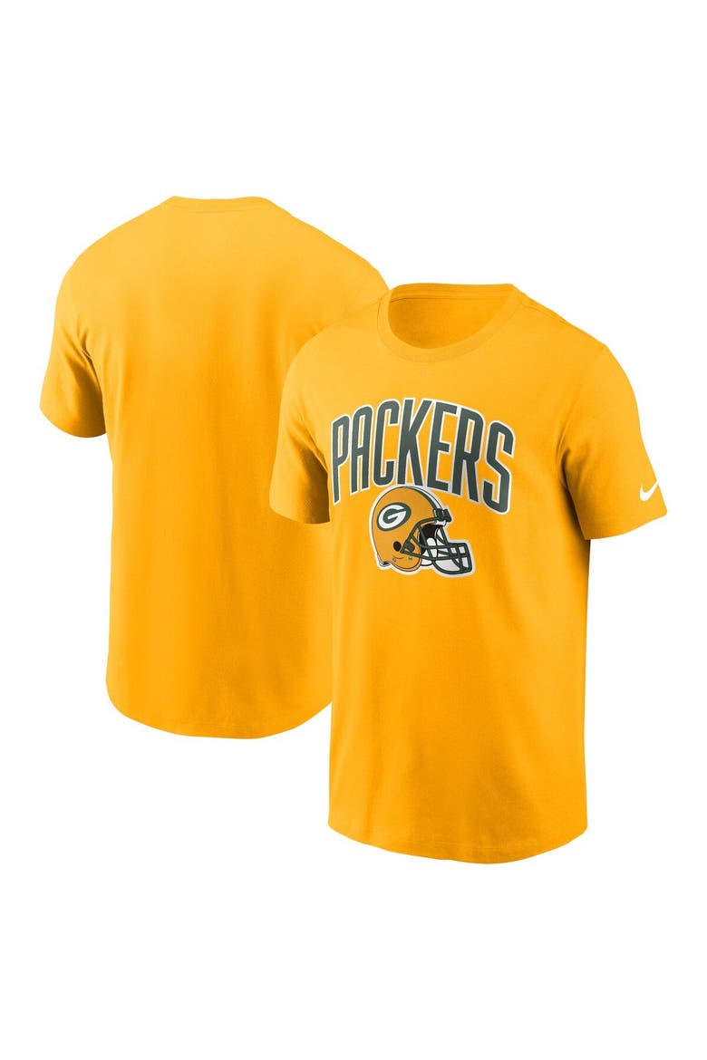Men's Nike Gold Green Bay Packers Team Athletic T-Shirt, Main, color, Gold