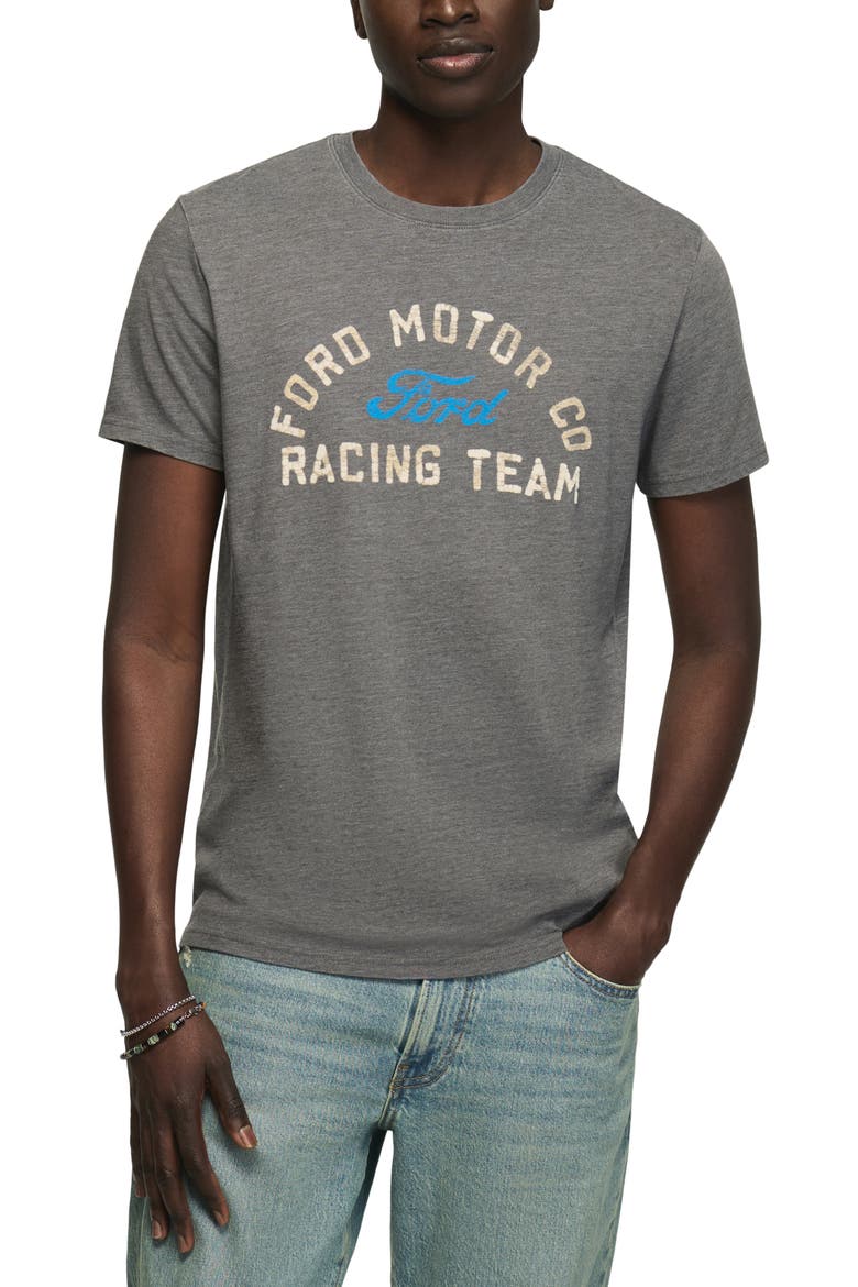 Ford Motor Co. Racing Team Graphic T-Shirt, Main, color, RAVEN