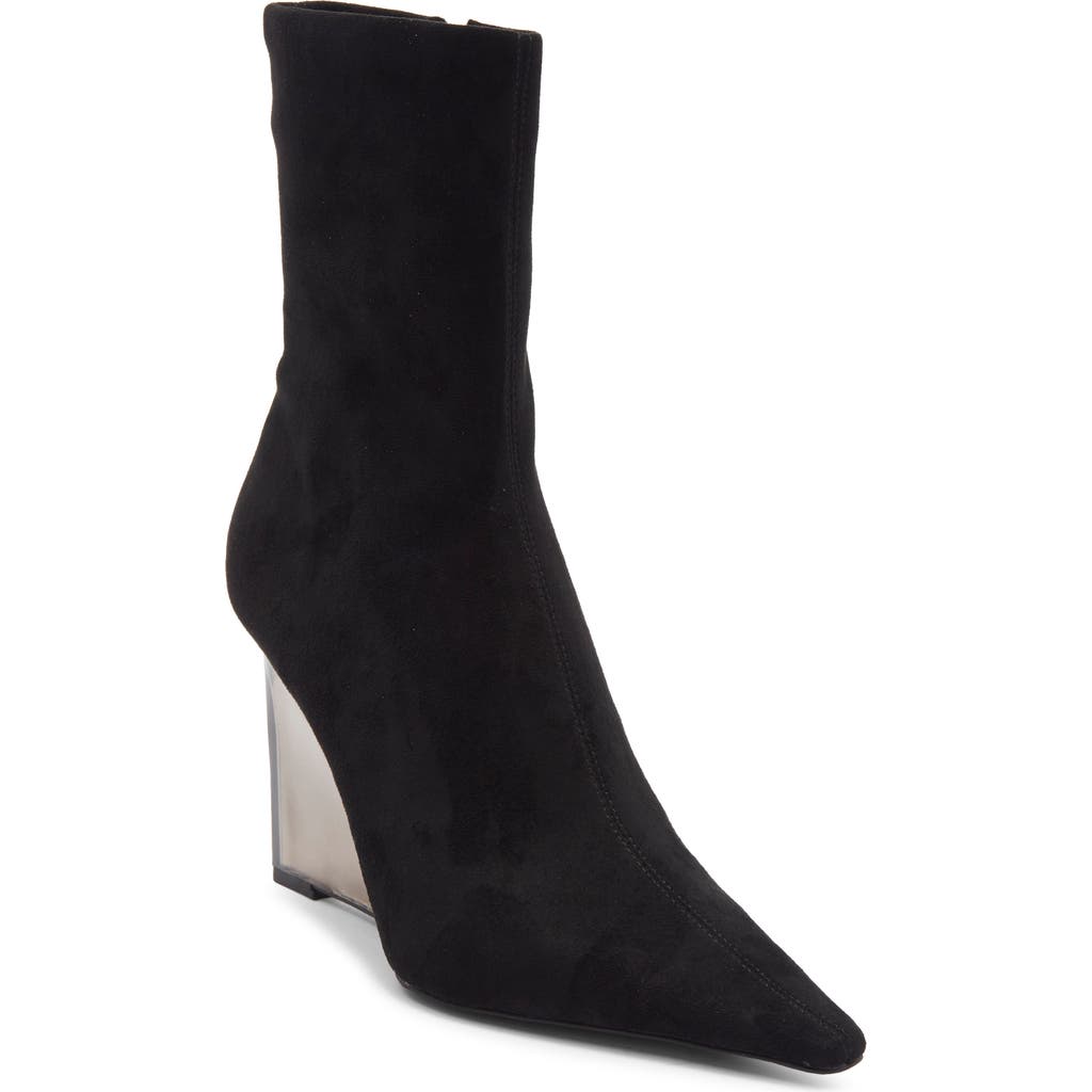 Jeffrey Campbell Beth Ann Wedge Bootie In Black