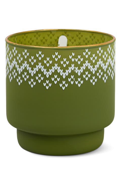 Vanilla Chai Frosted Glass Candle