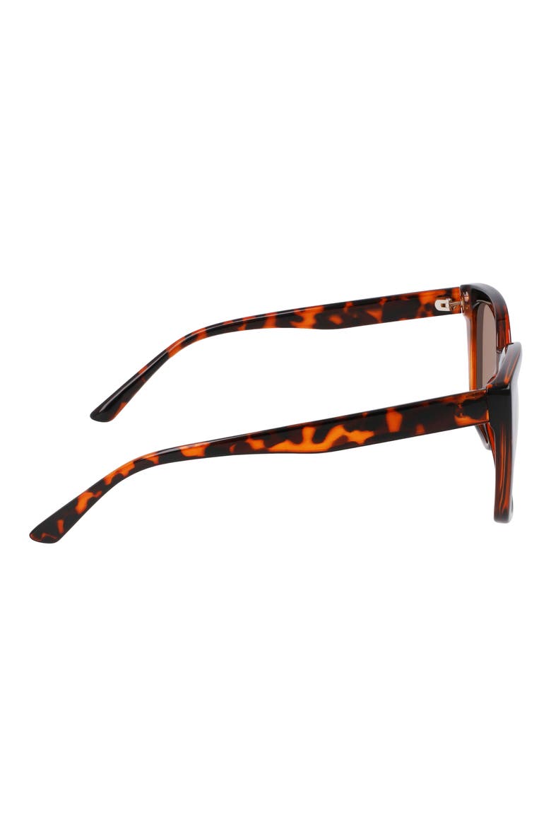 55mm Cat Eye Sunglasses, Alternate, color, TORTOISE