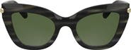 Longchamp Roseau 50mm Gradient Cat Eye Sunglasses