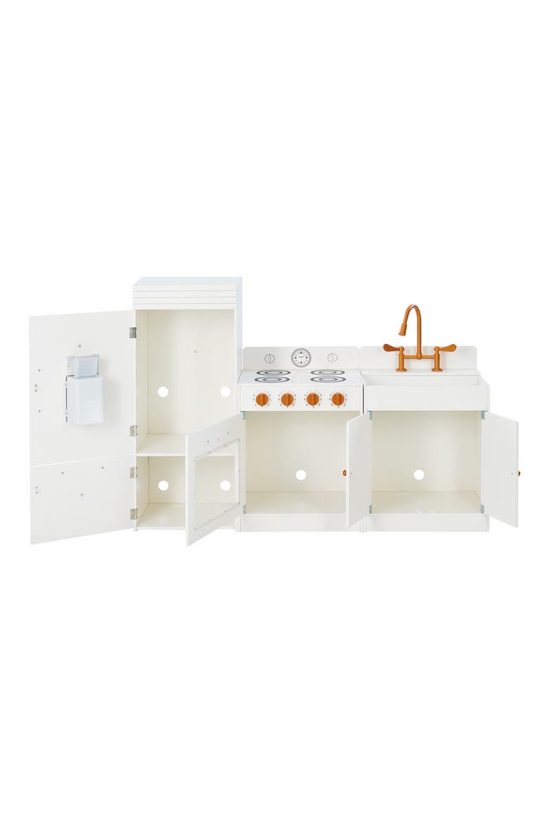 Little Chef Paris Classic Kitchen Playset, Alternate, color, WHITE / ROSE GOLD