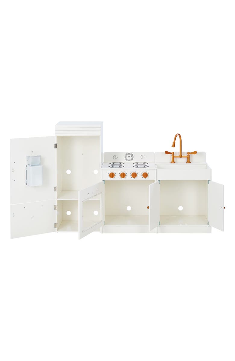 Teamson Kids Little Chef Paris Classic Kitchen Playset, Alternate, color, White / Rose Gold