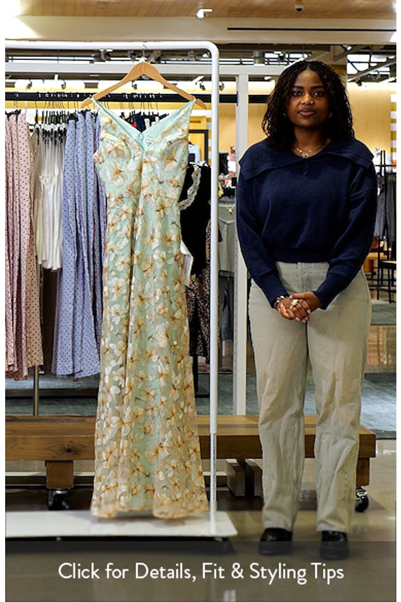 Alyssa Embroidered Floral Gown video