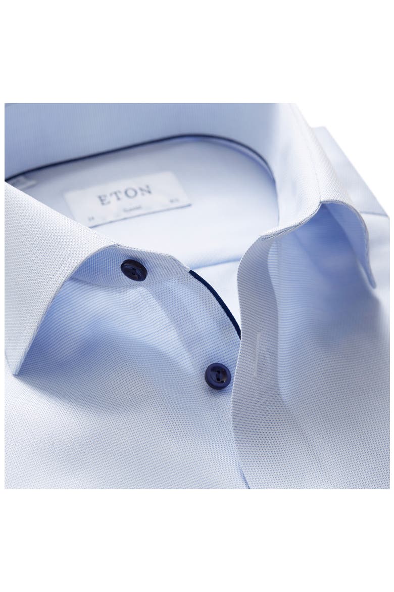 Contemporary Fit Solid Dress Shirt, Alternate, color, BLUE