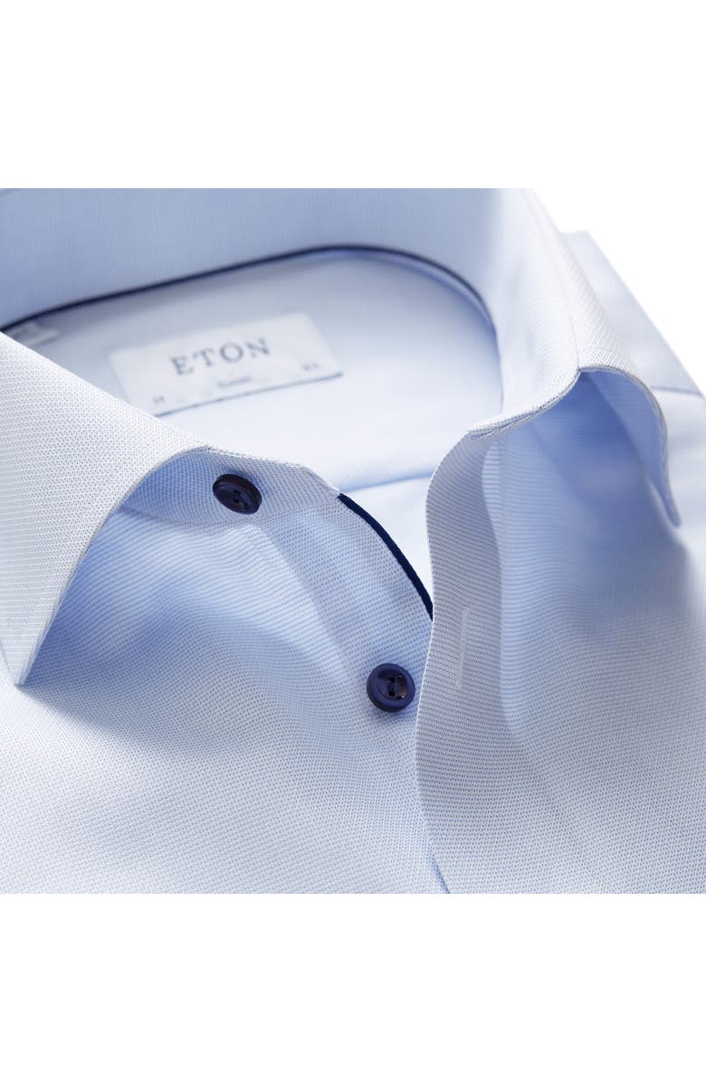 Eton Contemporary Fit Solid Dress Shirt, Alternate, color, 