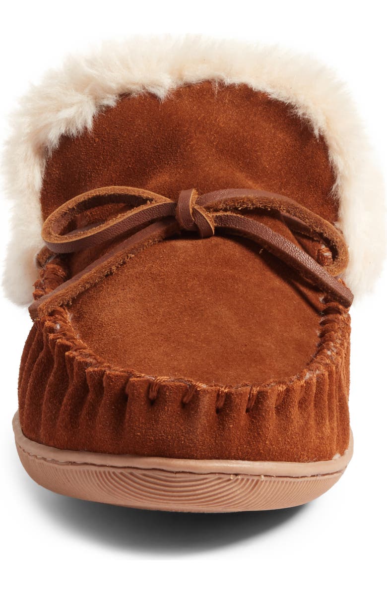J.Crew Lodge Faux Shearling Moc Slipper, Alternate, color,