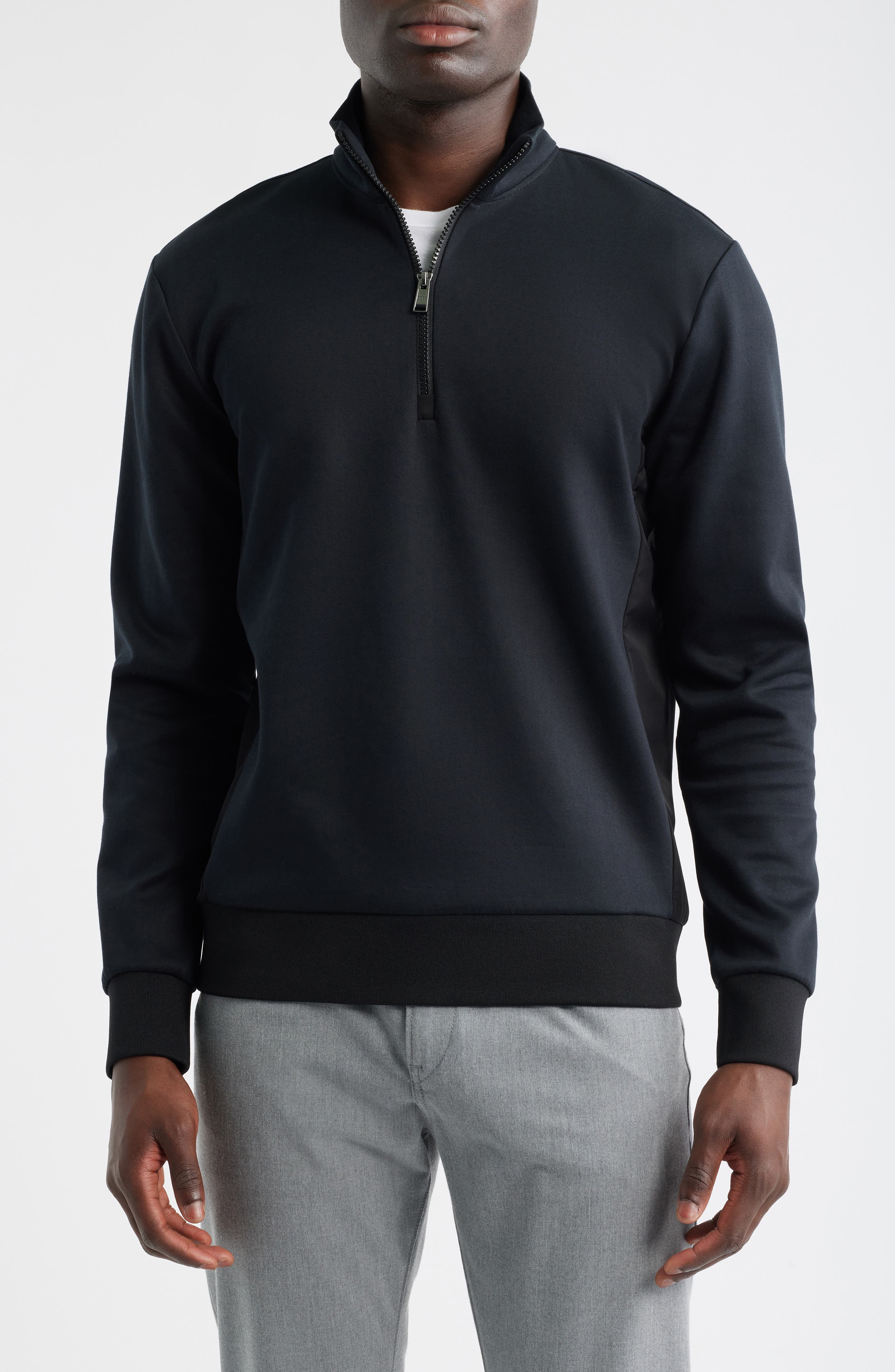 BOSS Sidney Quarter Zip Pullover