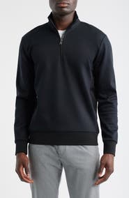 BOSS Sidney Quarter Zip Pullover
