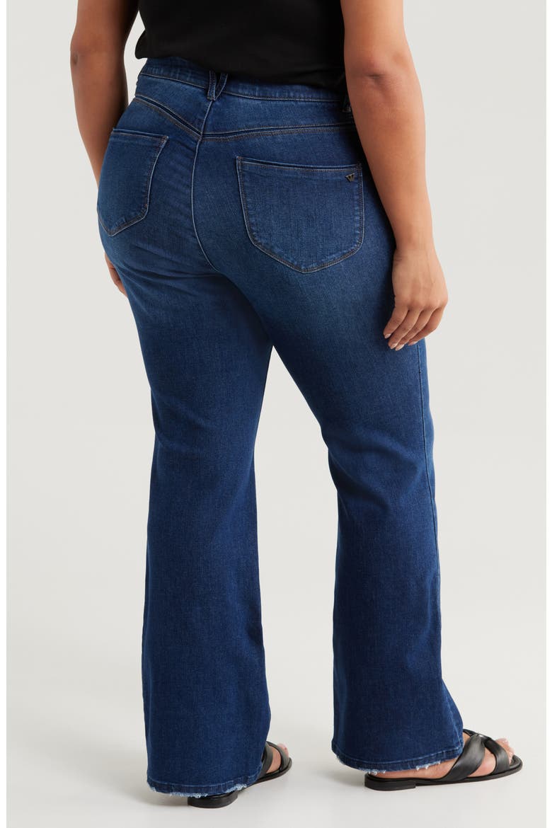 Madison 'Ab'Solution High Waist Bootcut Jeans, Alternate, color, BLUE