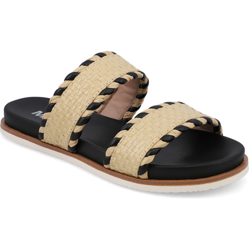 Mia Vella Two-strap Sandal In Brown