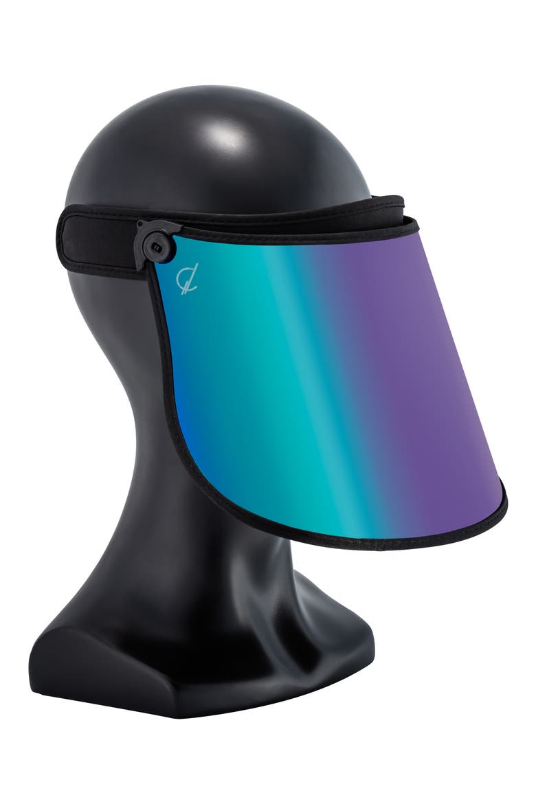 Full Lux Visor, Alternate, color, BLACK/ GREEN MERMAID