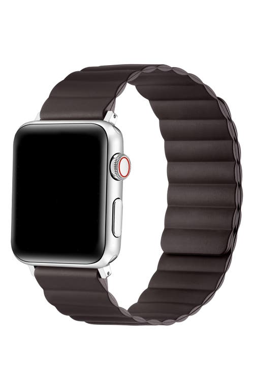 The Posh Tech Silicone Apple Watch® Watchband In Dark Coffee