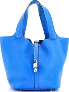 Pre-Owned Hermes Picotin Lock Bag Clemence MM