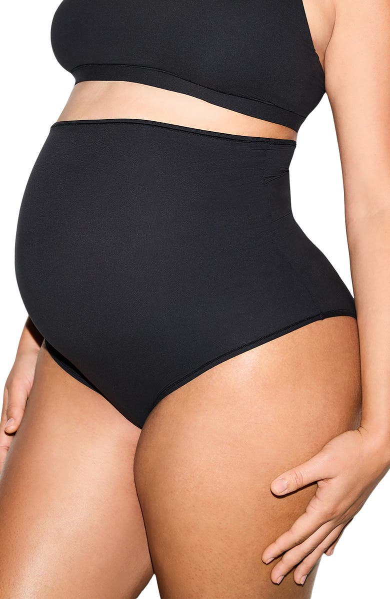 SKIMS Fits Everybody Maternity/Nursing Bralettes, Alternate, color, Onyx