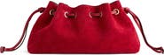 Madewell Suede East/West Drawstring Clutch