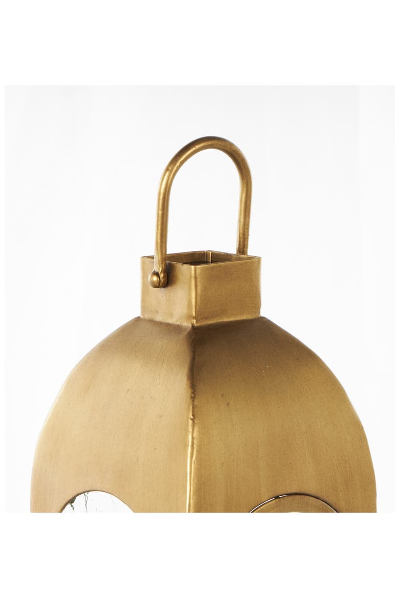 Metal Candle Lantern, Alternate, color, GOLD