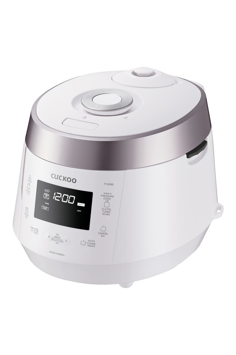 10-Cup Heating Pressure Rice Cooker, Alternate, color, WHITE