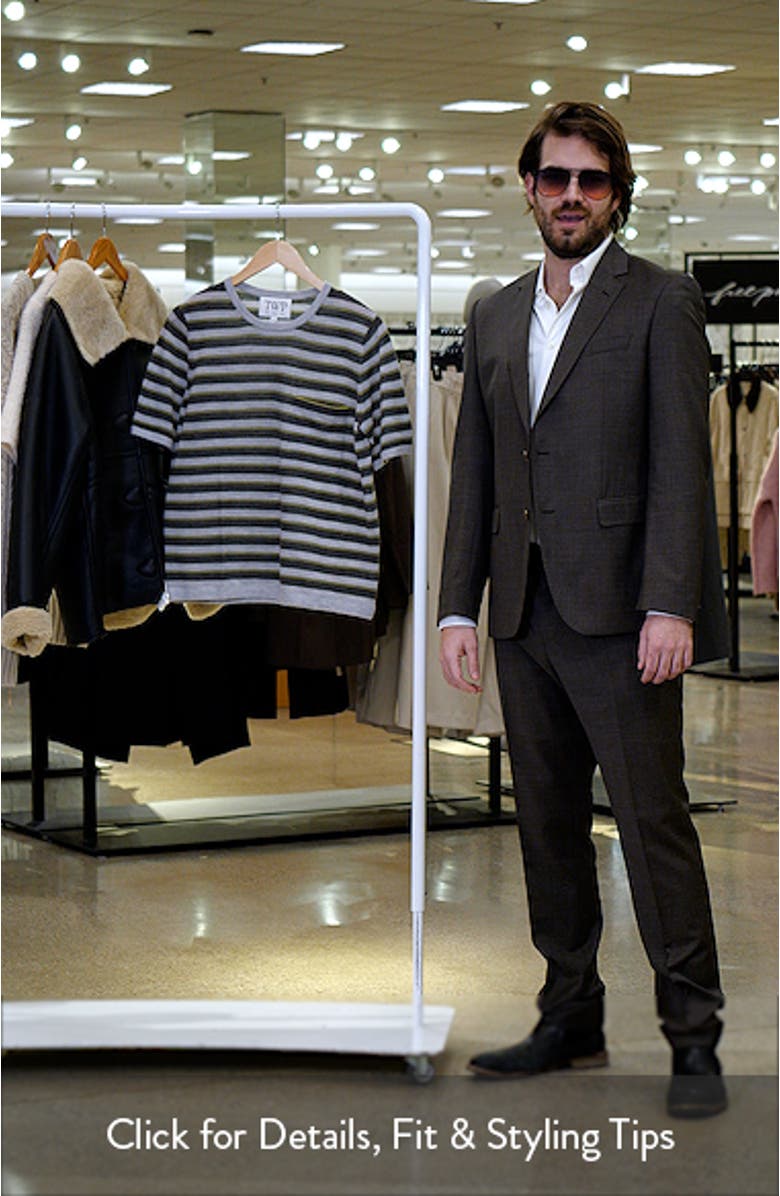 Stripe Cashmere Pocket T-Shirt, sales video thumbnail