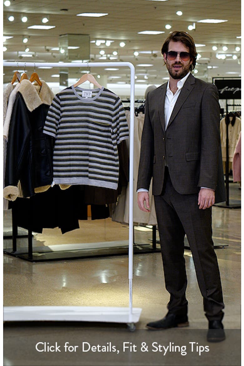 Stripe Cashmere Pocket T-Shirt video