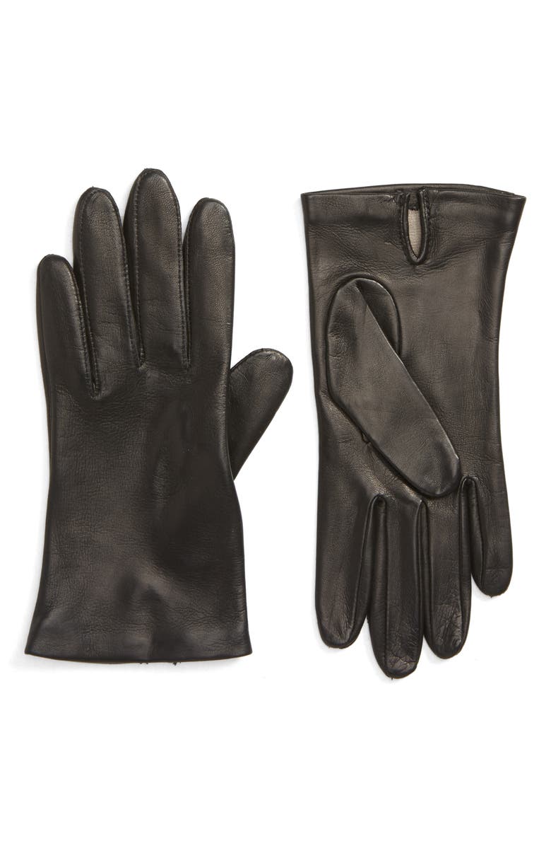 Nordstrom Lambskin Leather Gloves, Main, color,