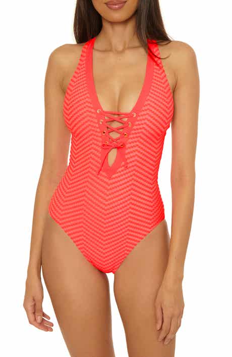 Becca Connect Plunge One-Piece Swimsuit