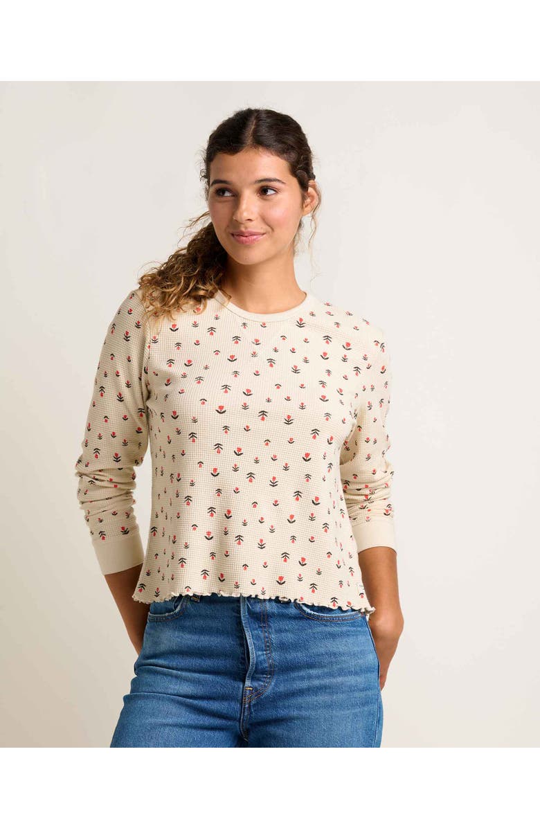 Toad & Co Foothill Long Sleeve Crew II, Main, color, Salt Tulip Print