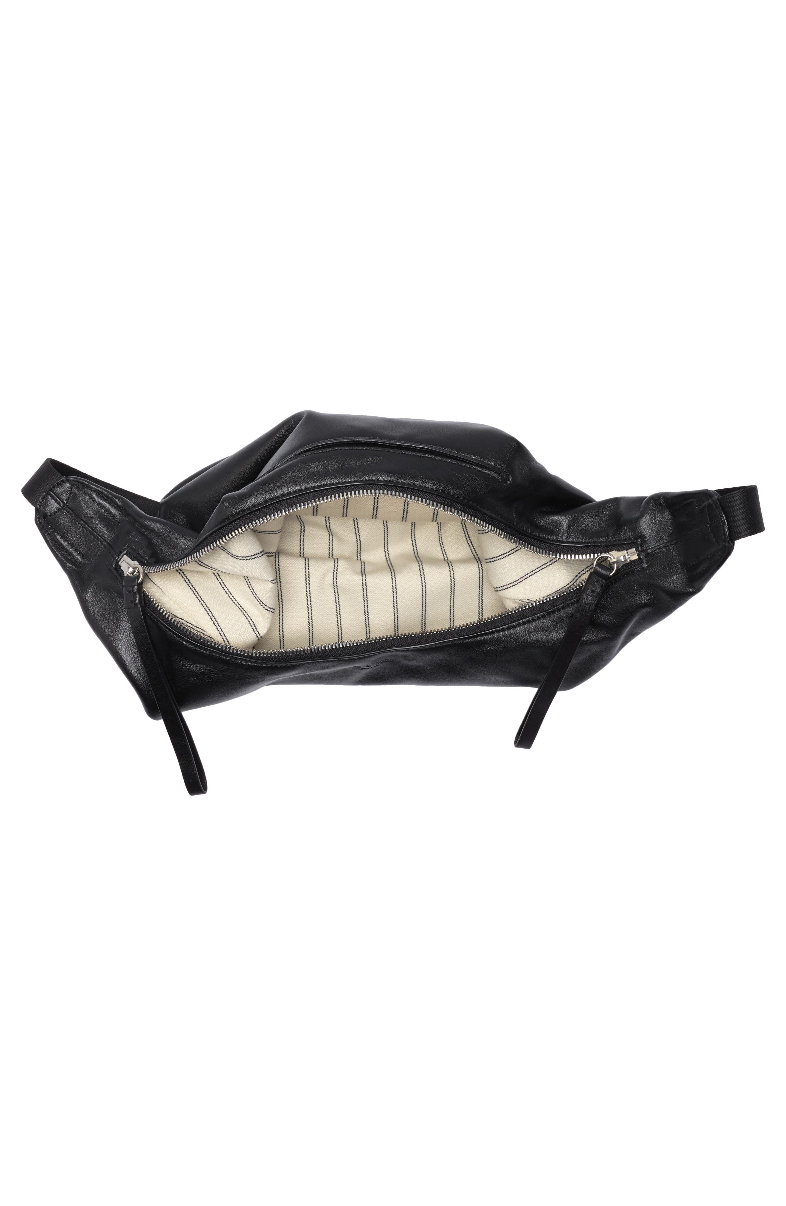 rag & bone Riser Leather Crossbody Hobo, Alternate, color, 