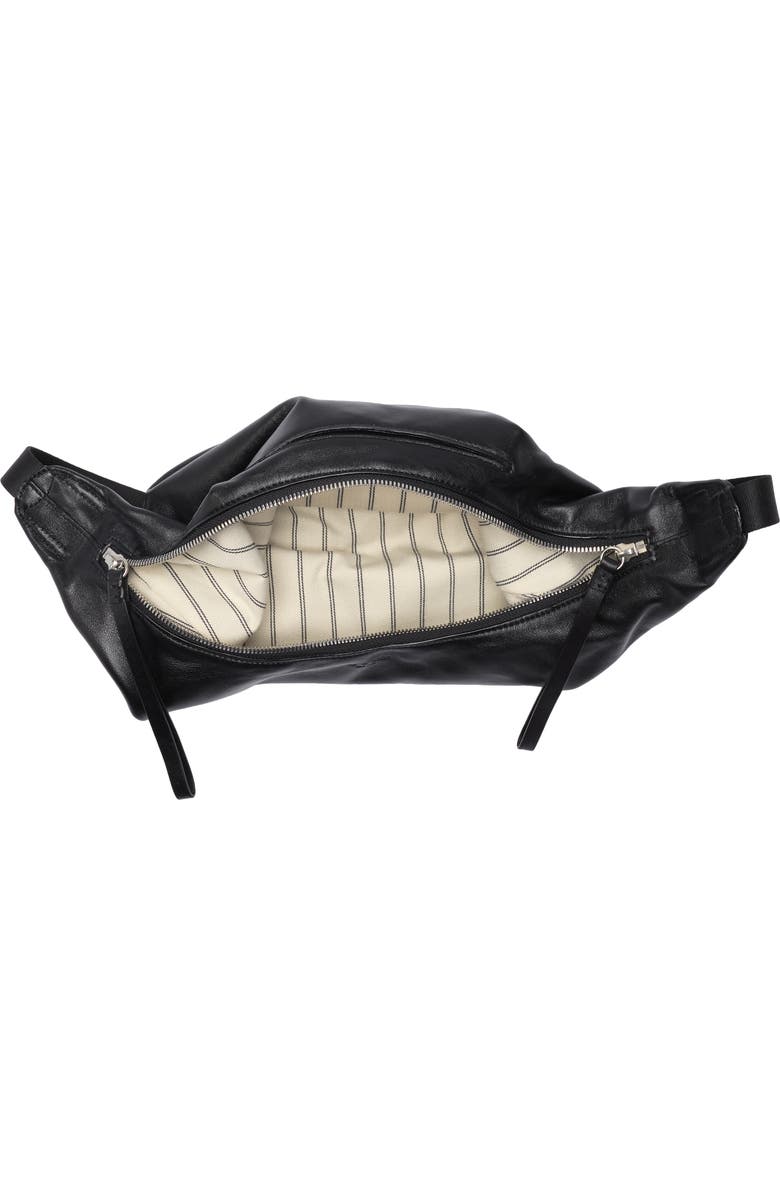 rag & bone Riser Leather Crossbody Hobo, Alternate, color,