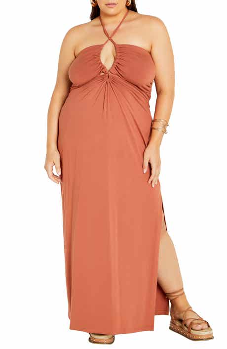 City Chic Miley Halter Midi Dress