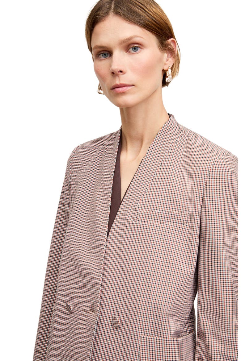 Janette Blazer - Stretch Twill, Alternate, color, Mini Check