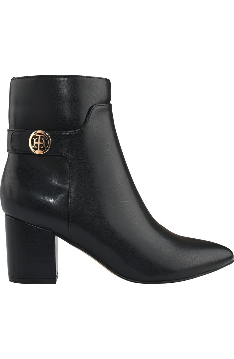Tommy Hilfiger Monogram Block Heel Bootie, Alternate, color,