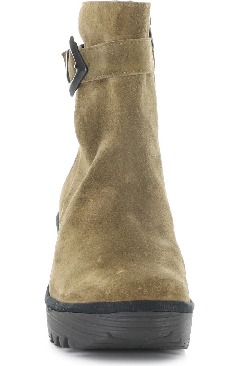 Fly London Yuji Wedge Bootie, Alternate, color, Elephant