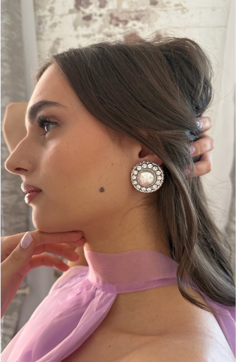 Epona Valley Ondine Earrings, Alternate, color, White Pearl